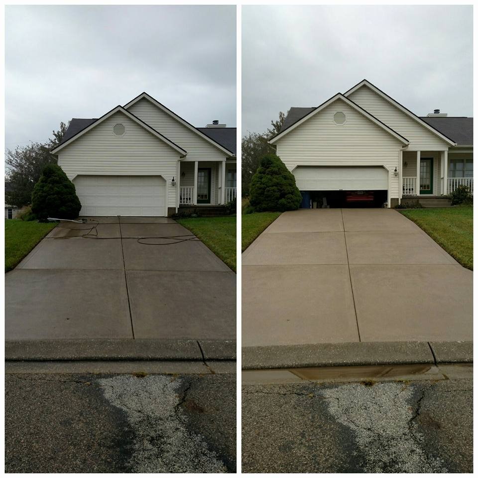 Power Washing in Powell Ohio Under Pressure Soft Wash and Power Washing