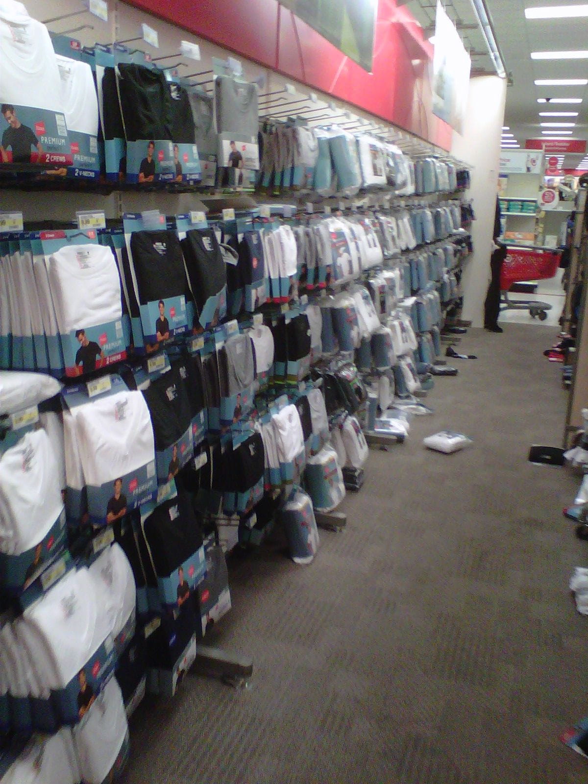 targetundershirtaisle2 Undershirt Guy Blog