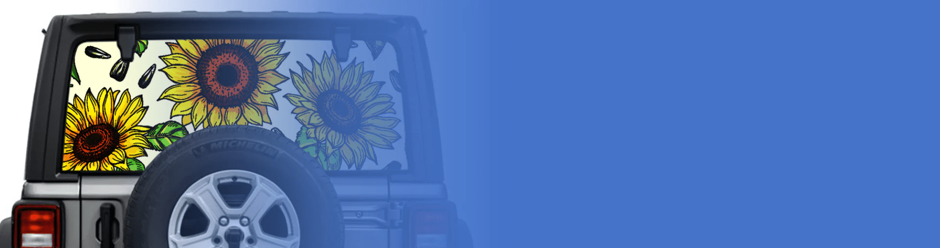 Black Out Rear Window Decal Under The Sun Inserts