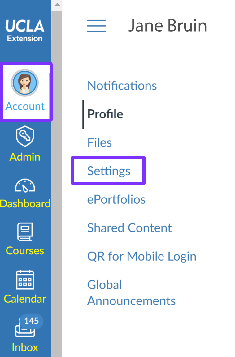 Change Your Canvas Password Instructor Knowledge Base