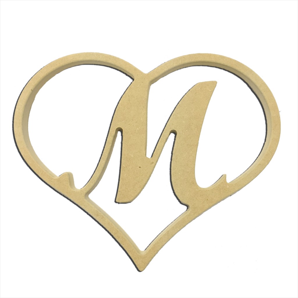 9" Script Letter M Insert