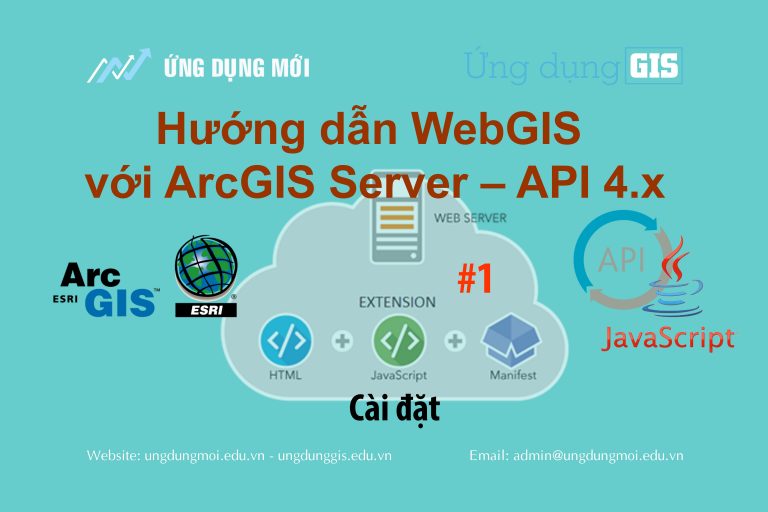 [WebGIS với ArcGIS Server API 4.x 1] Cài đặt Ứng Dụng Mới