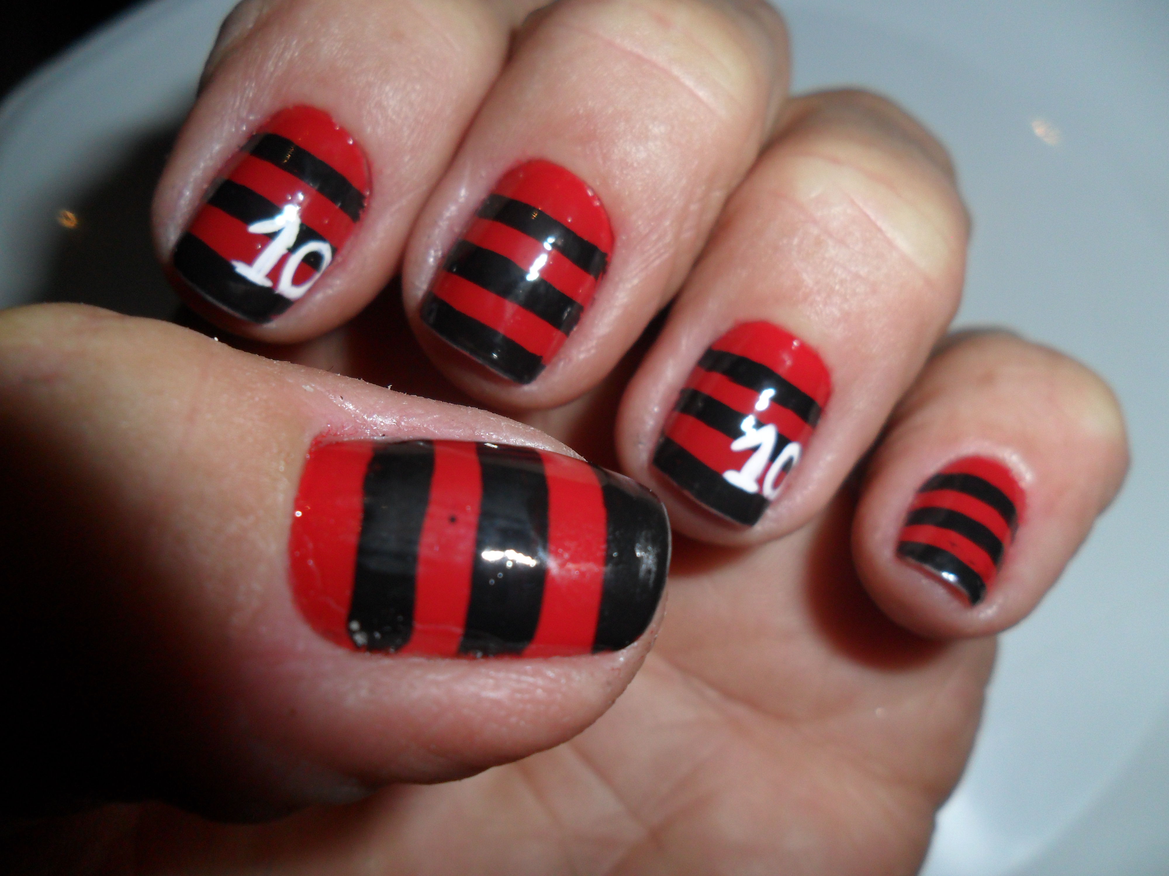 Unhas Decoradas do Flamengo