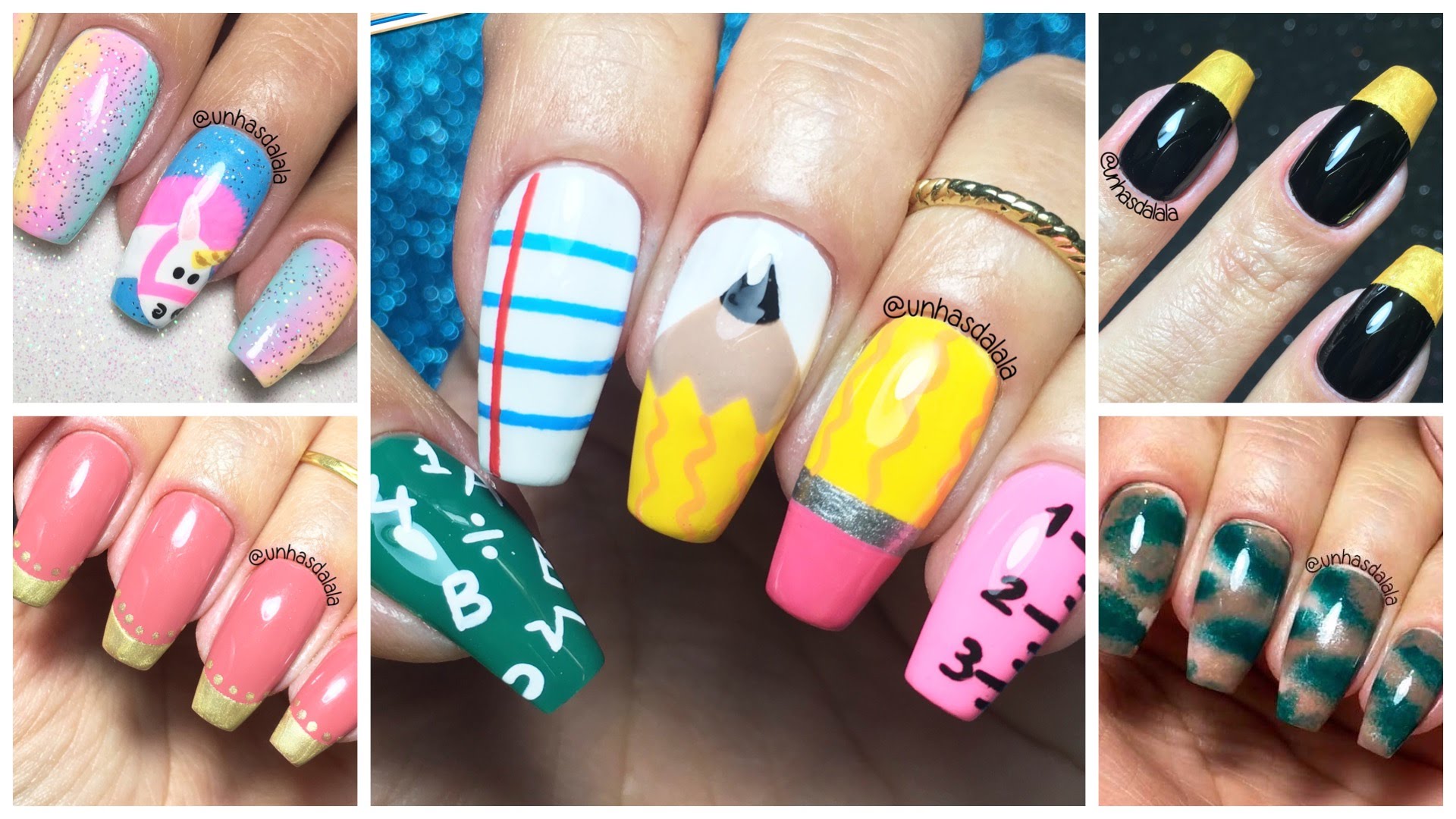Ideias Unhas Decoradas Passo a Passo Truques Faceis de Fazer