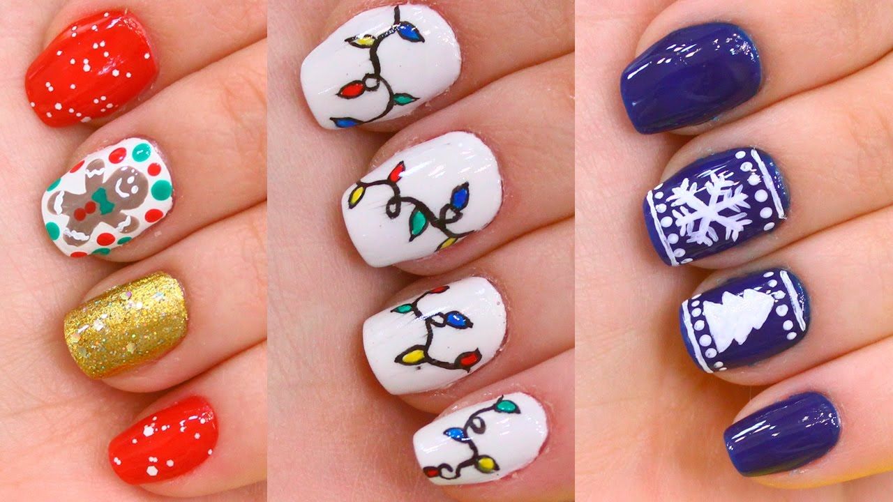 UNHAS DECORADAS PARA NATAL 2019 → Passo a Passo, FOTOS!!