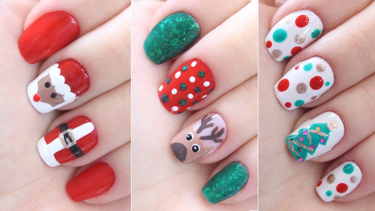 UNHAS DECORADAS PARA NATAL 2019 → Passo a Passo, FOTOS!!