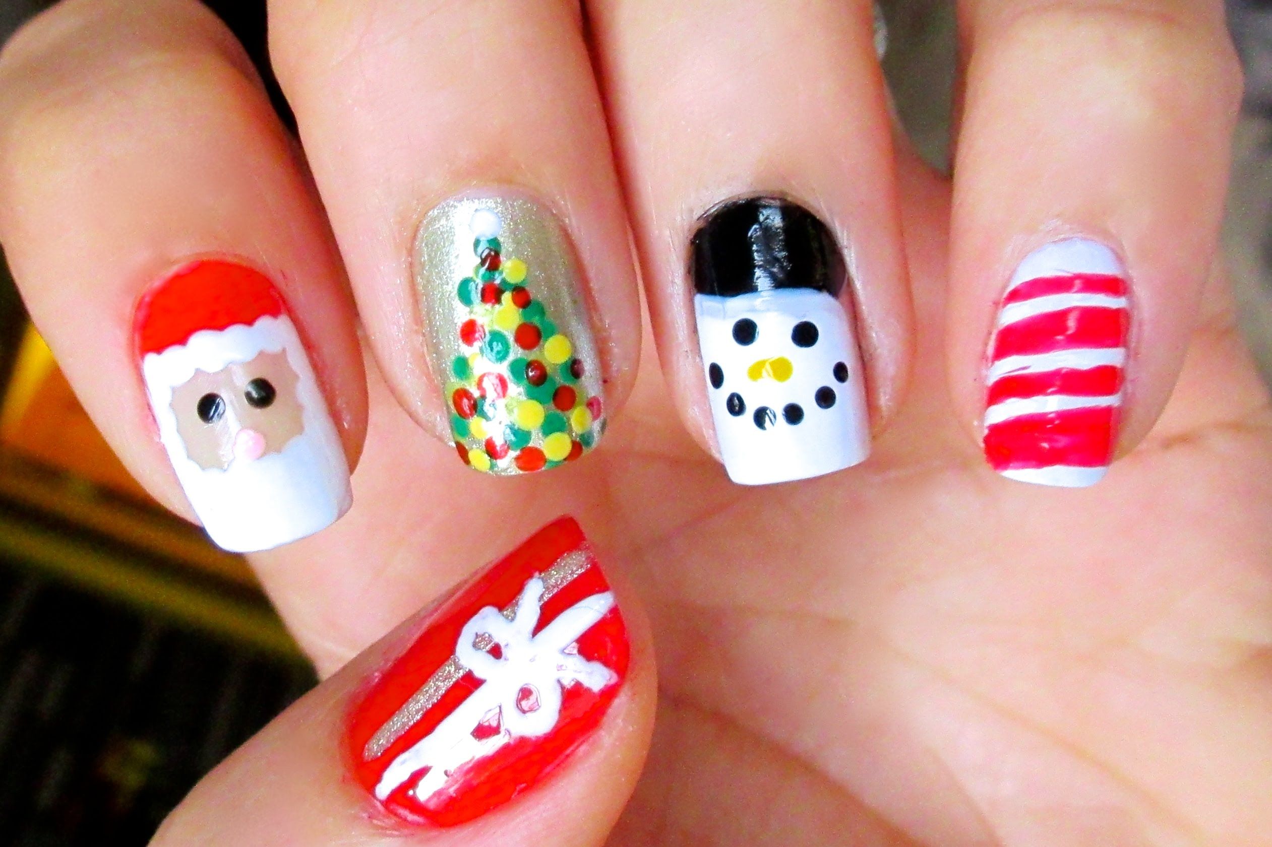 UNHAS DECORADAS PARA NATAL 2019 → Passo a Passo, FOTOS!!