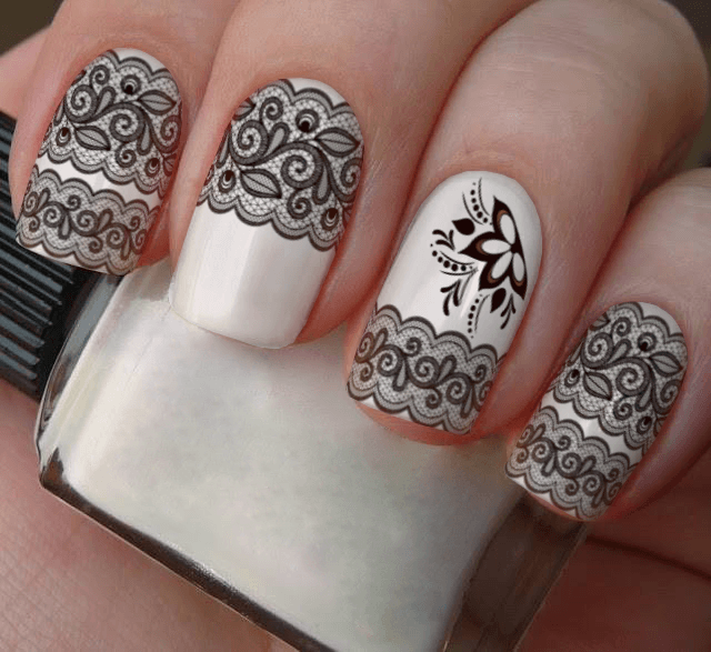 UNHAS DECORADAS COM RENDA 2019 FOTOS, Passo a Passo, Dicas