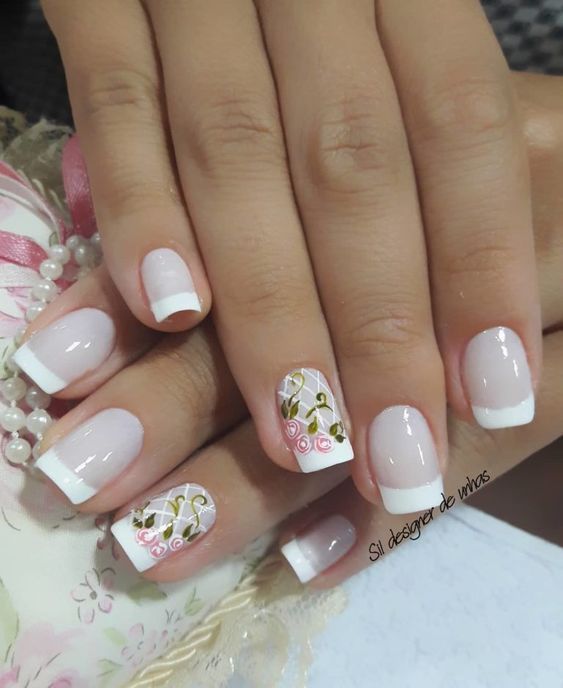 UNHAS DECORADAS COM FLORES 2020 Ideias, Fotos e Passos!