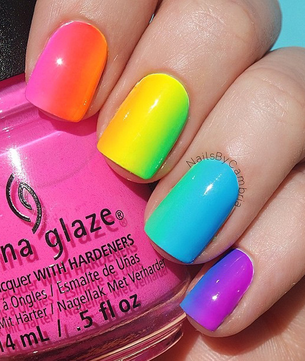 UNHAS DECORADAS NEON 2020 → Tendência, Dicas, MUITAS FOTOS