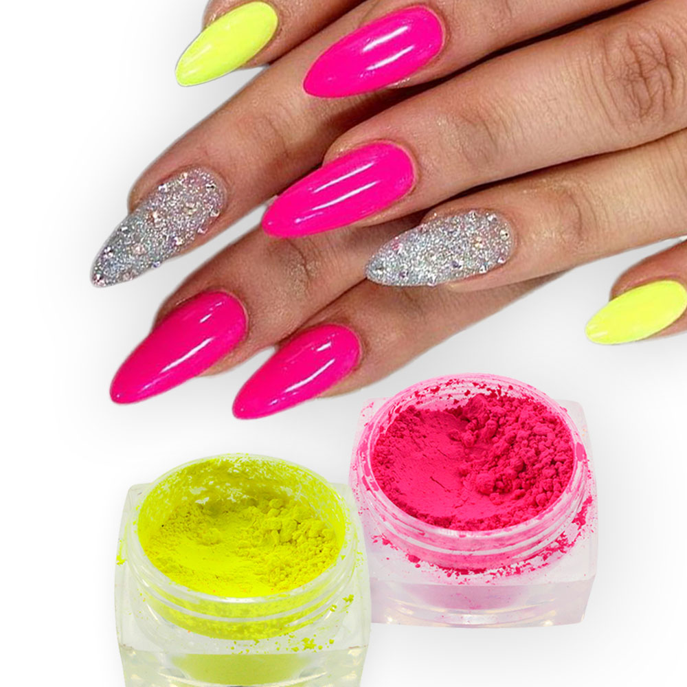 UNHAS DECORADAS NEON 2020 → Tendência, Dicas, MUITAS FOTOS
