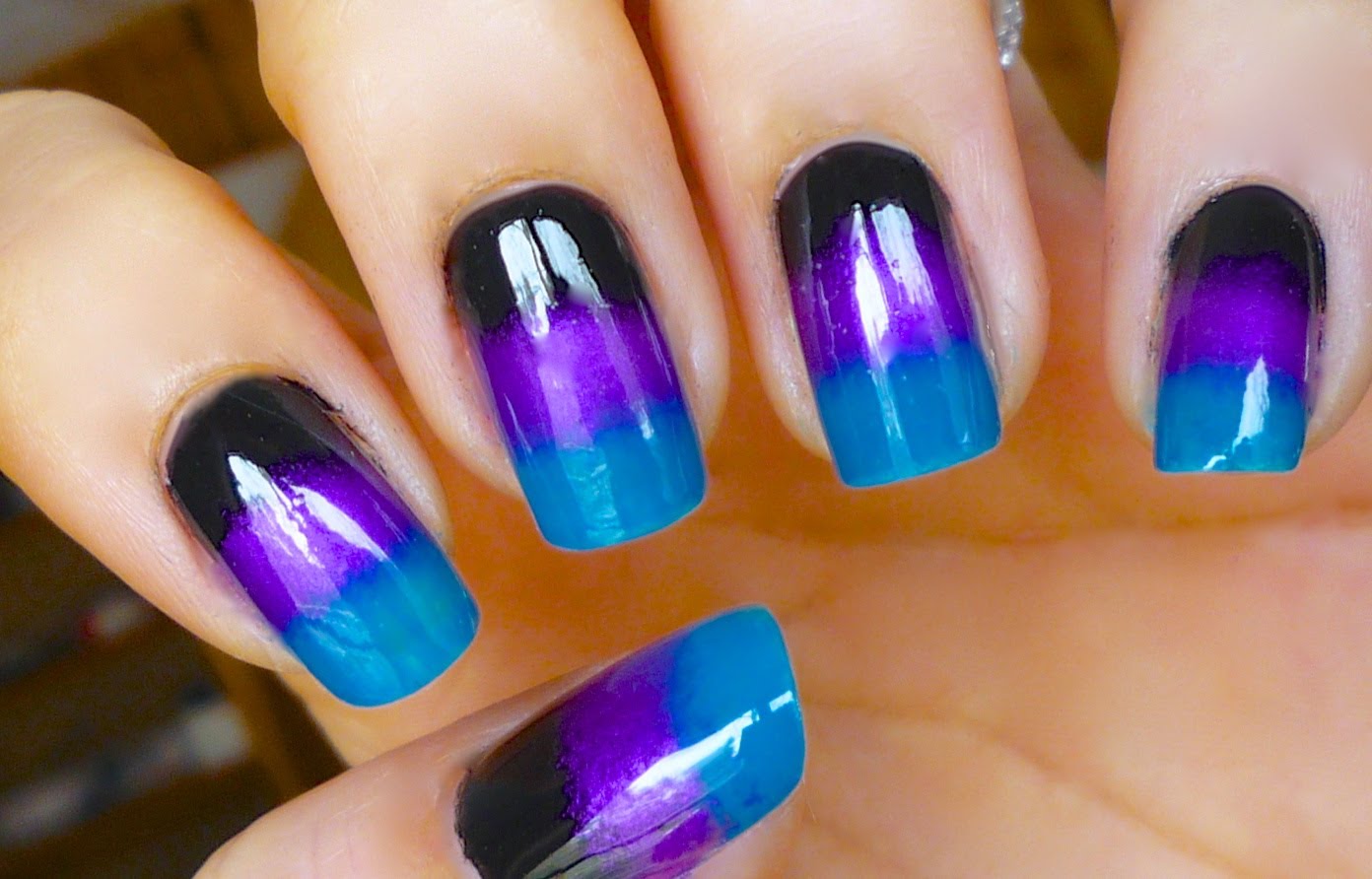 Unhas Decoradas Degradê 2020 → Passos, Fotos e Vídeos, Como Fazer?