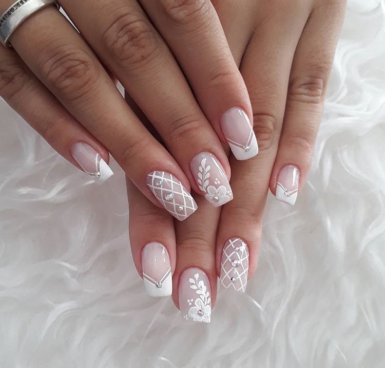 UNHAS DECORADAS PARA CASAMENTO 2021 → Fotos, Passos, Dicas