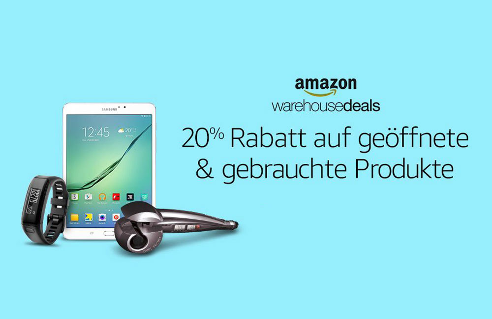 Deal 20 Rabatt auf zahlreiche Amazon WarehouseDeals unhyped.