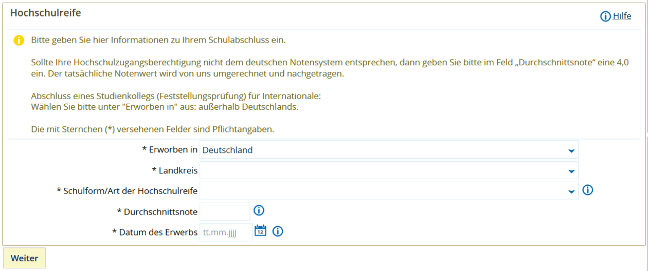 Beispielbewerbung 3. Fachsemester Biochemie Universität Tübingen