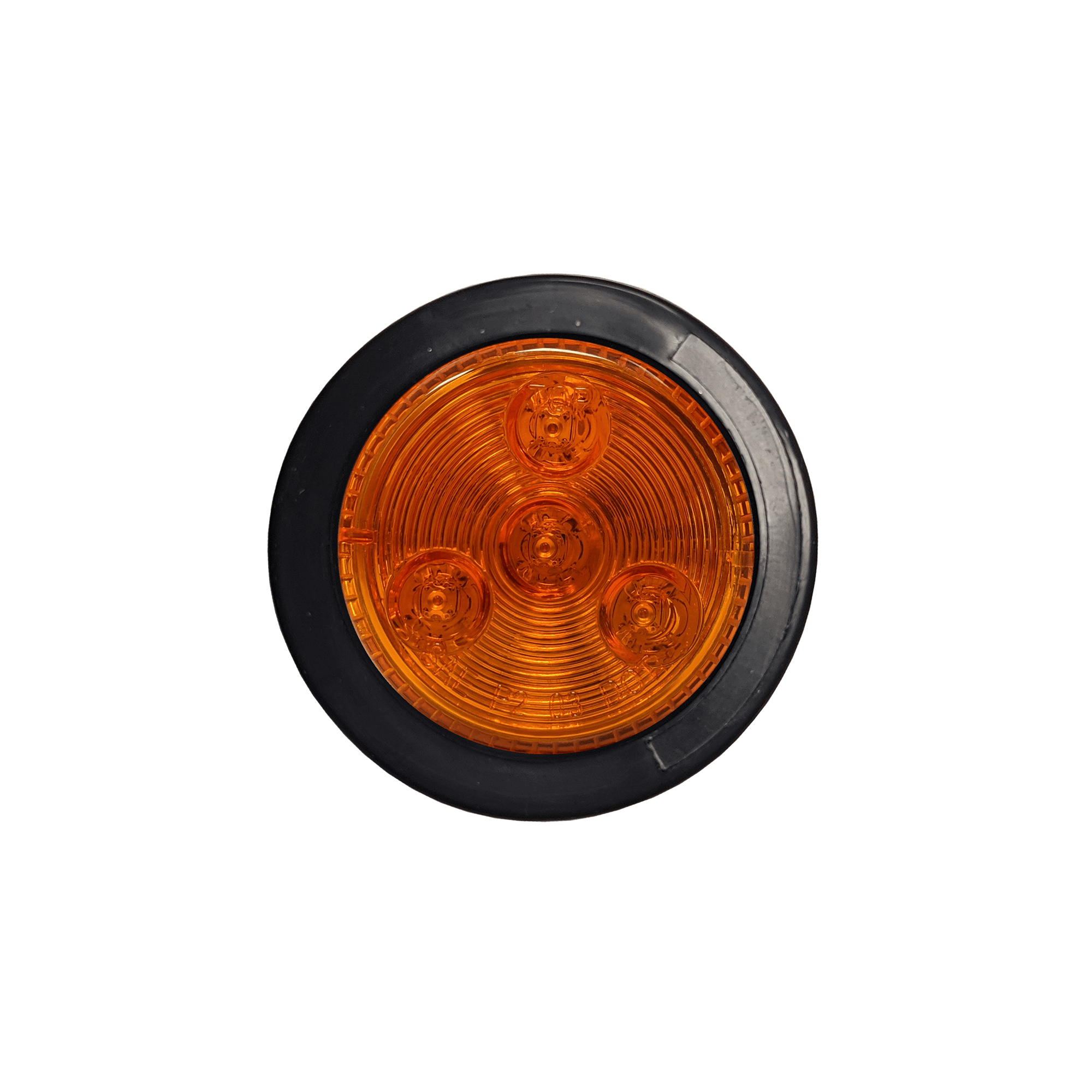 2″ Round LED Marker Lamp 4 Diodes Amber UniBond Lighting