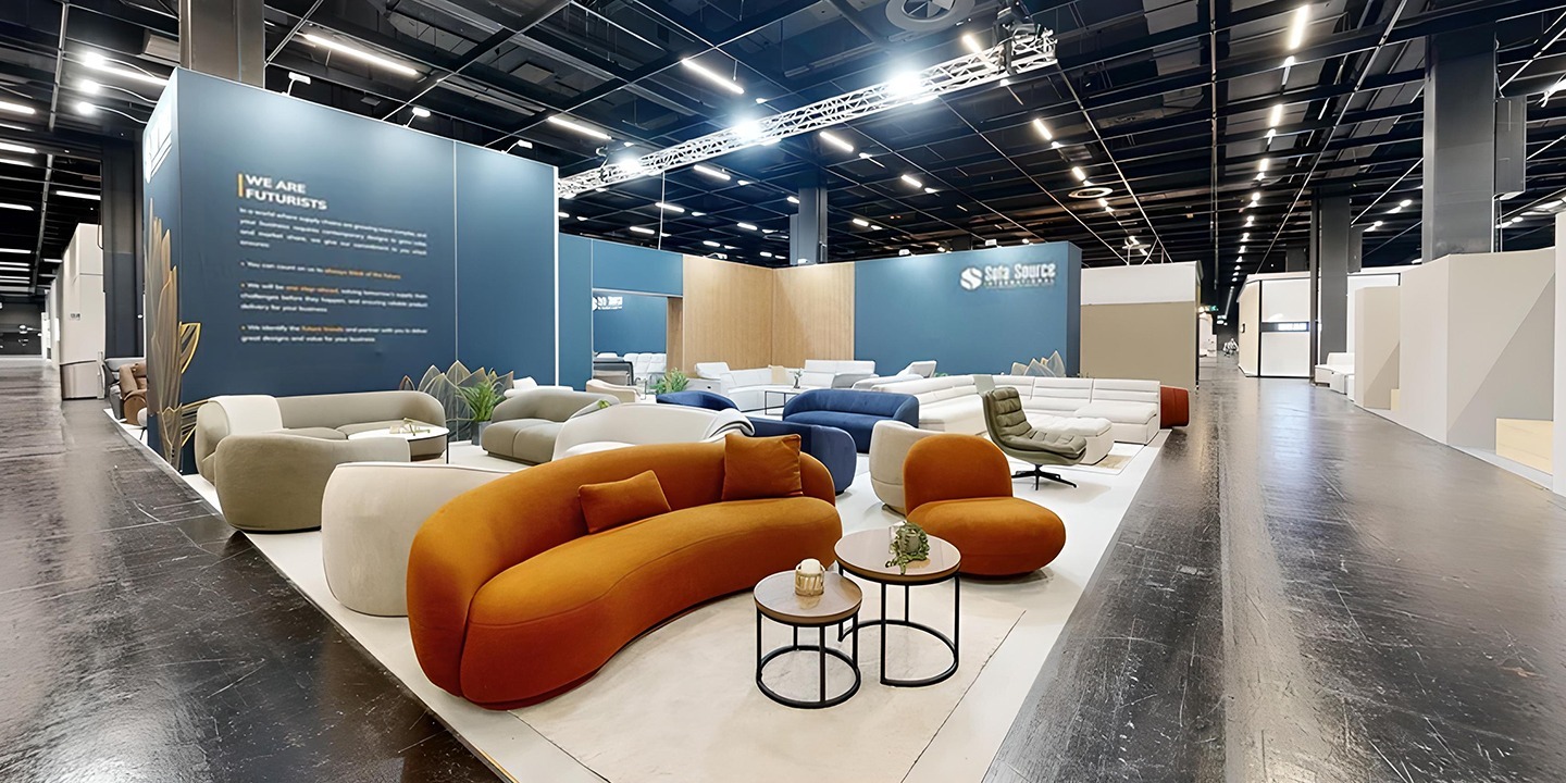 Sofa Source IMM Cologne Exhibition Stand Unibox