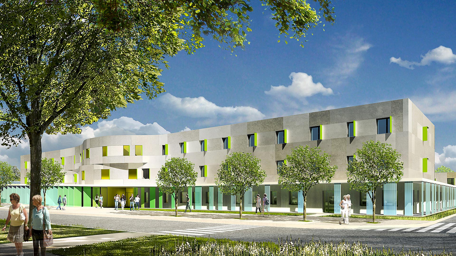 Centre Hospitalier Psychiatrique BBC • UNIC architecture Architectes