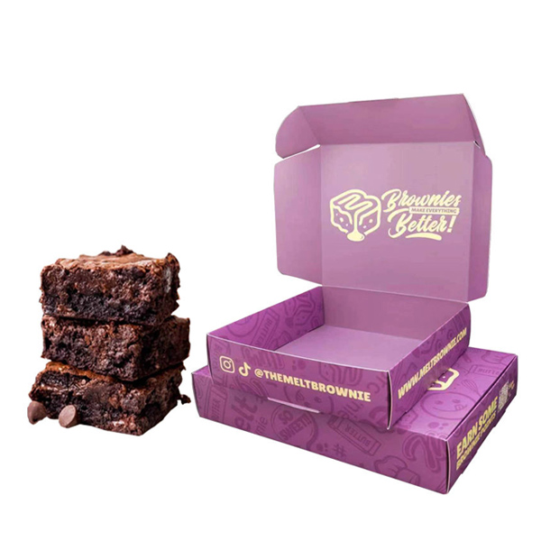 Custom Print Brownie Box Packaging Supplier Unico Packing
