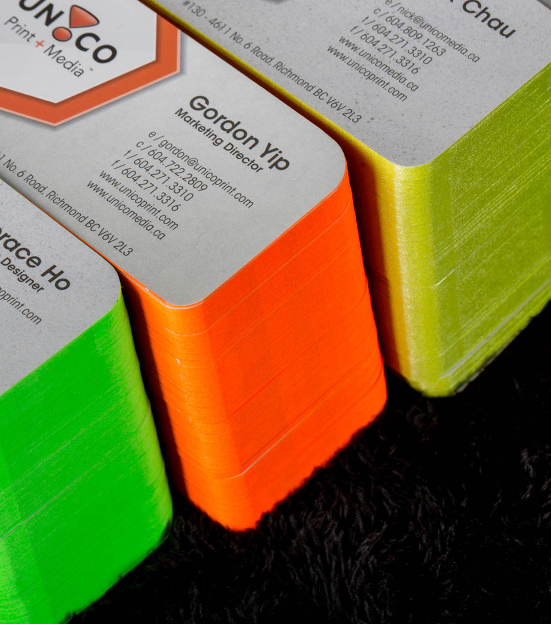 Edge Coloring Unico Print Media Specialty Marketing Designs That