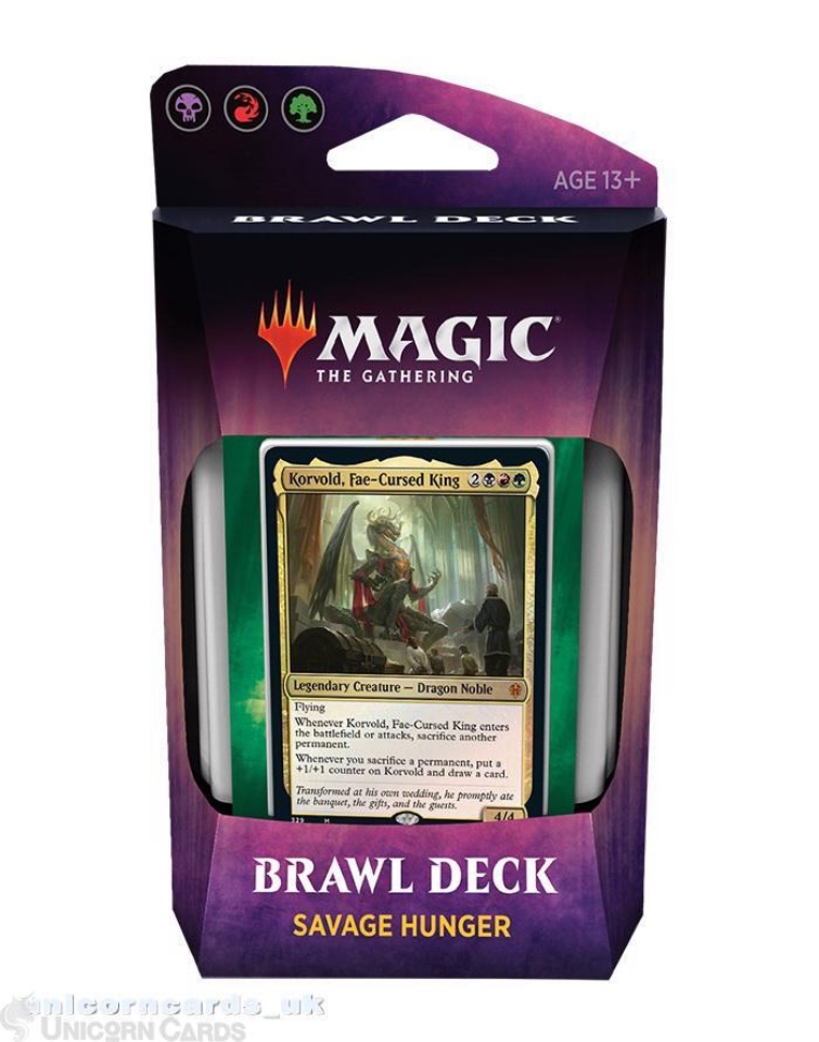 MTG Magic the Gathering Throne of Eldraine Brawl Deck Savage Hunger New & Sealed