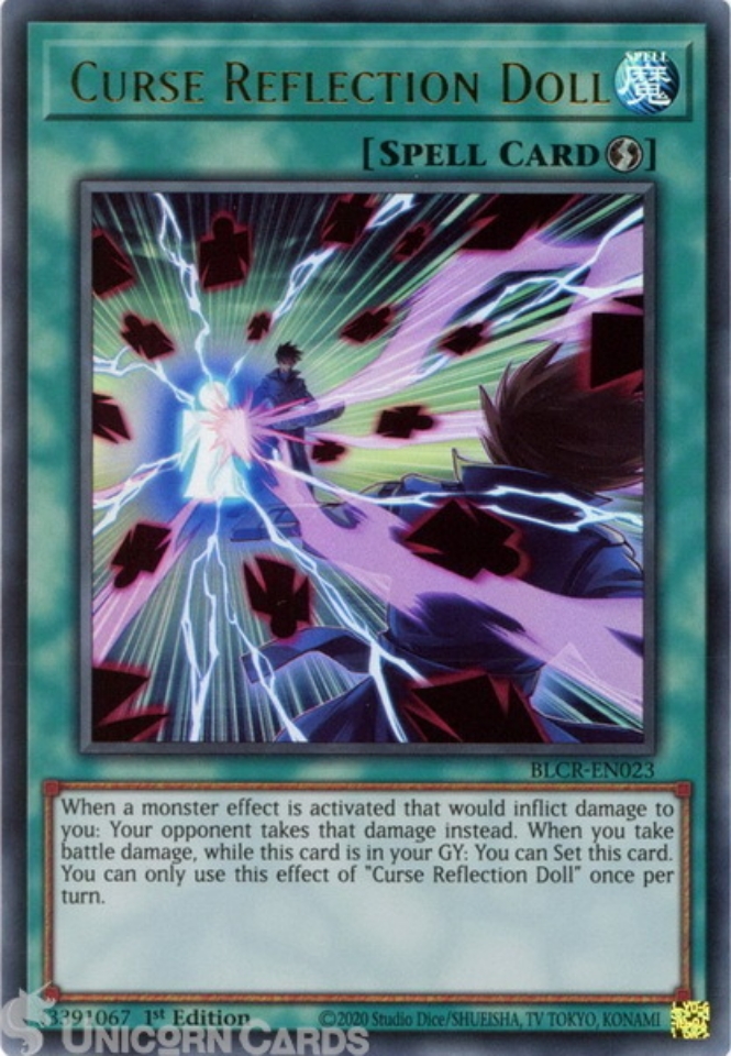 BLCREN023 Curse Reflection Doll Ultra Rare 1st Edition Mint YuGiOh