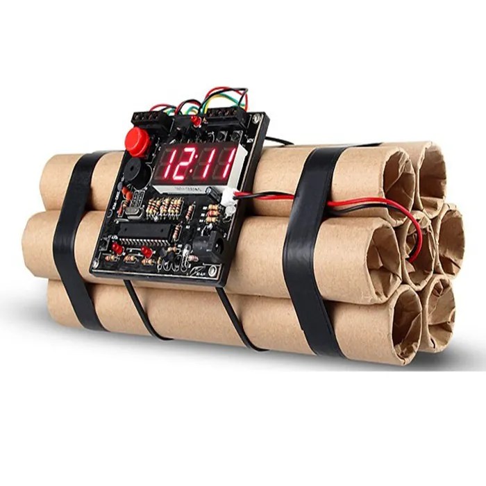Defusable Bomb Alarm Clock Unicun