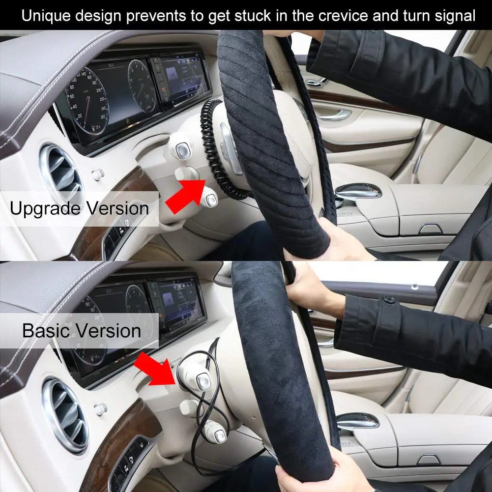 Heated Steering Wheel Cover Unicun