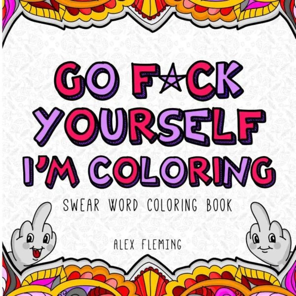 Swear Words Coloring Book Unicun