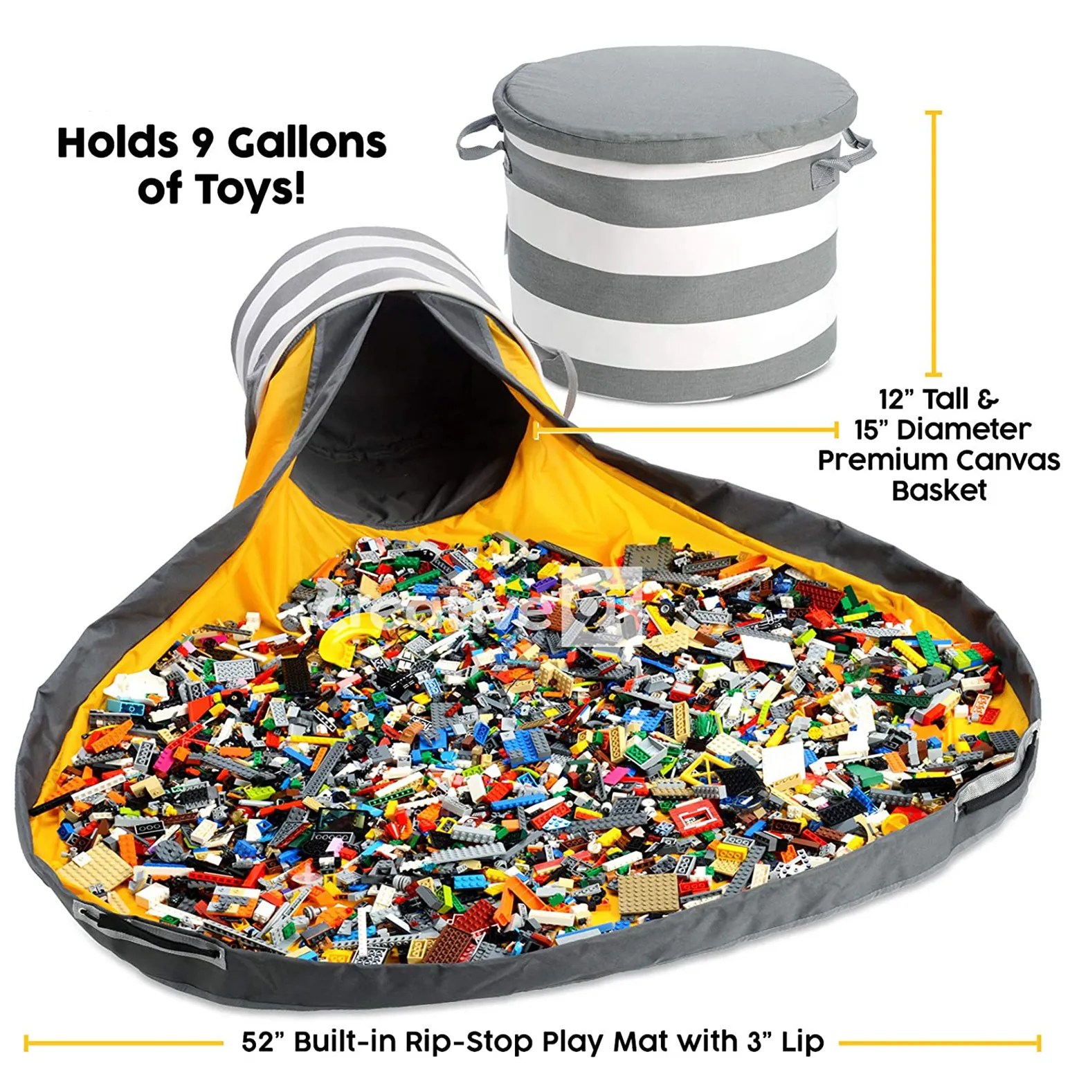 SlideAway Toy Storage Basket Unicun