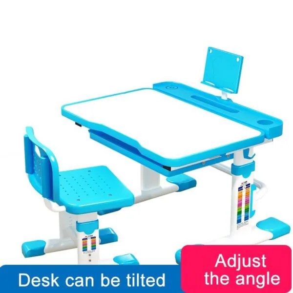 Height Adjustable Children's Desk and Chair Set Unicun