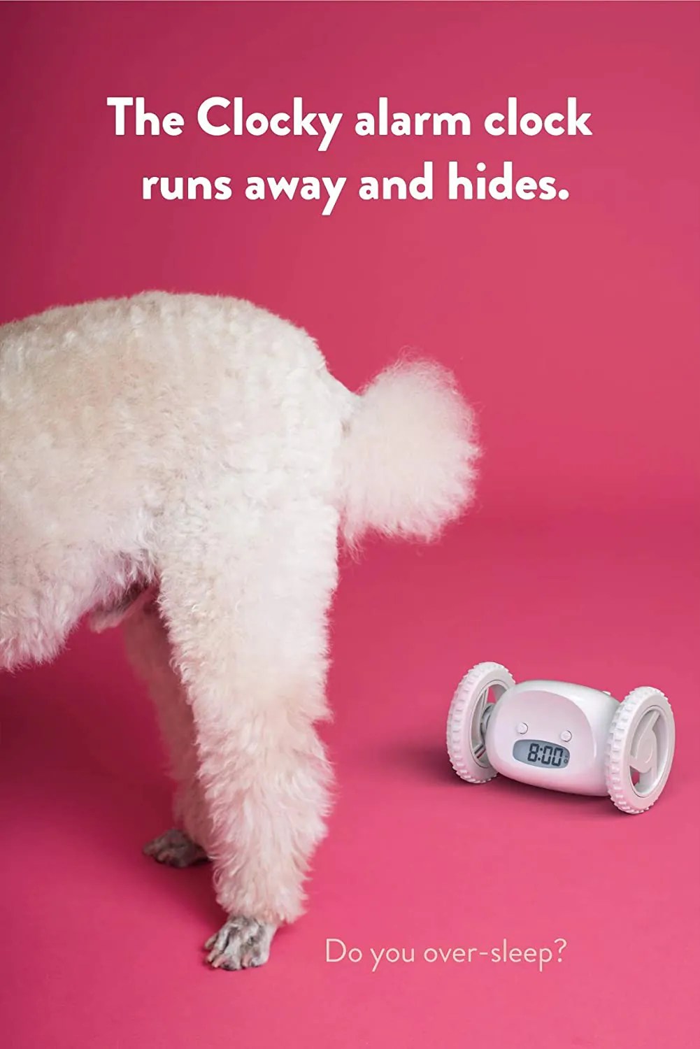 Clocky — Robot Alarm Clock On Wheels Unicun