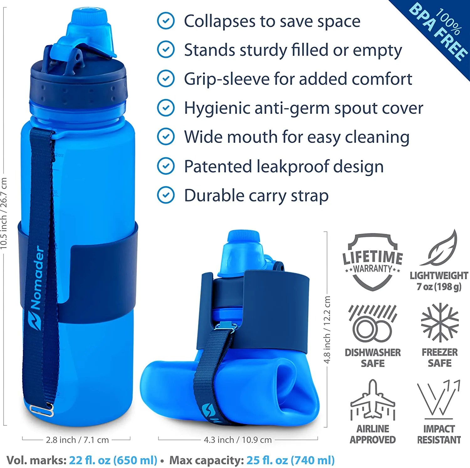 Collapsible Water Bottle Unicun