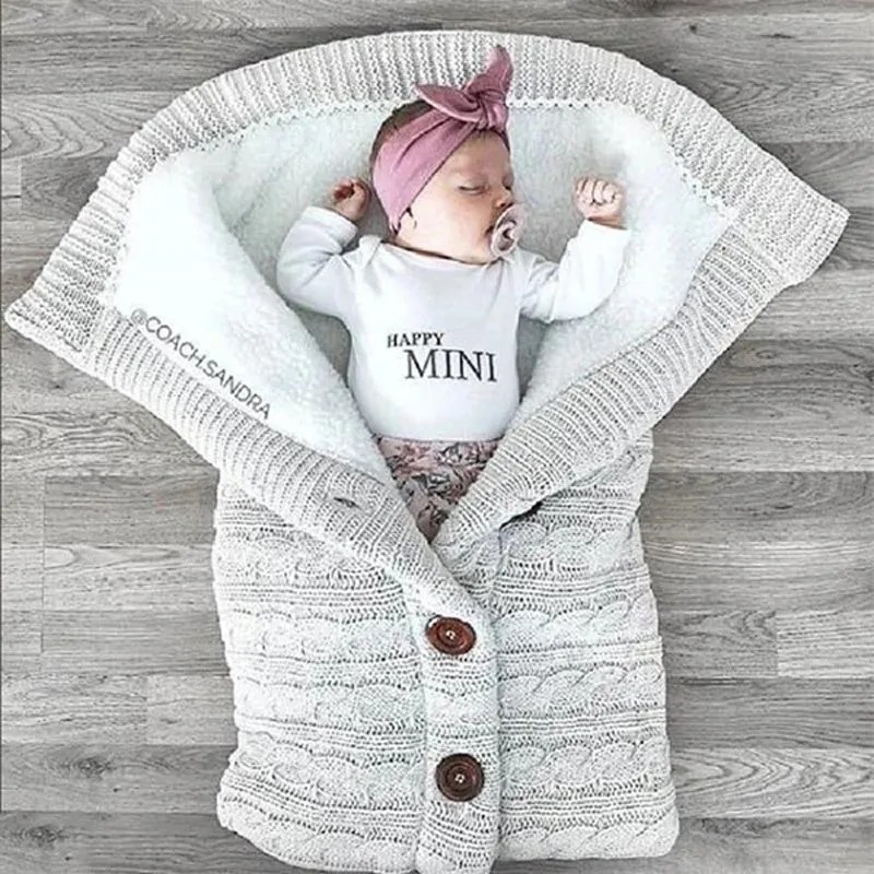 Knitted Baby Sleeping Blanket Unicun