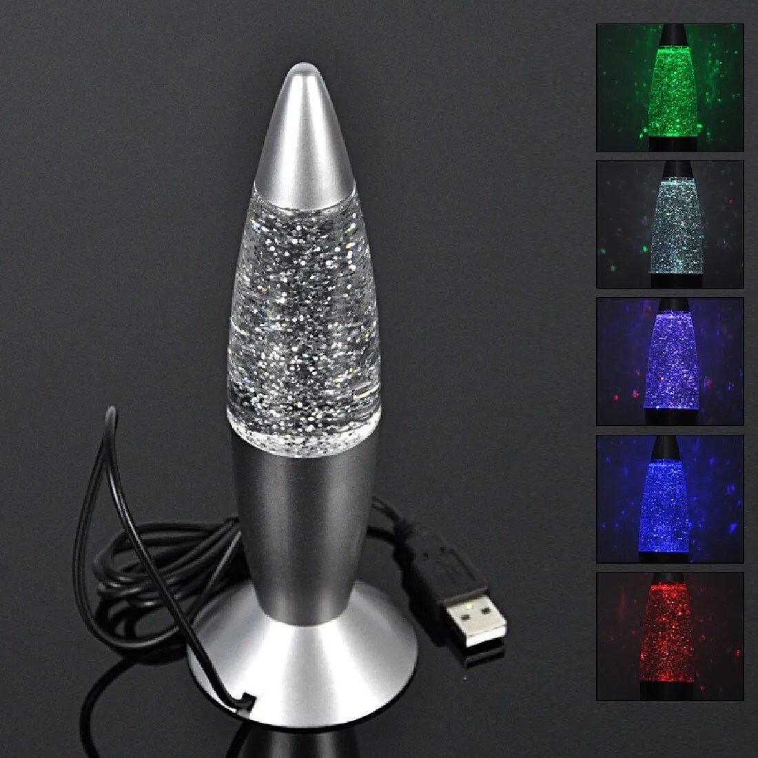 Glitter Lava Lamp Unicun