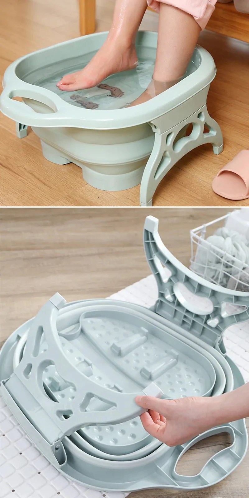 Foldable Foot Massage Basin Unicun