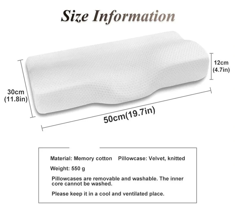 Orthopedic Memory Foam Pillow Unicun