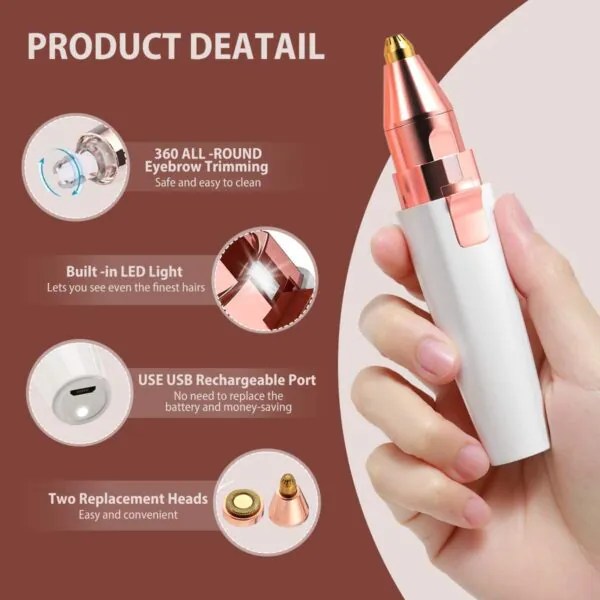 Rechargeable Eyebrow Trimmer Unicun