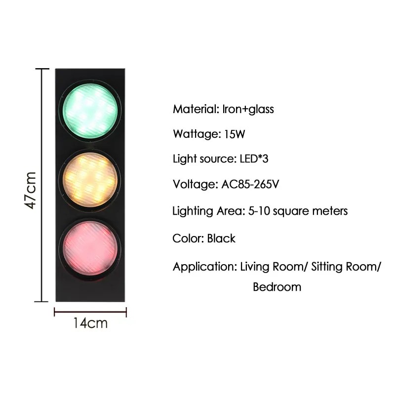 Led Wall Traffic Light Unicun