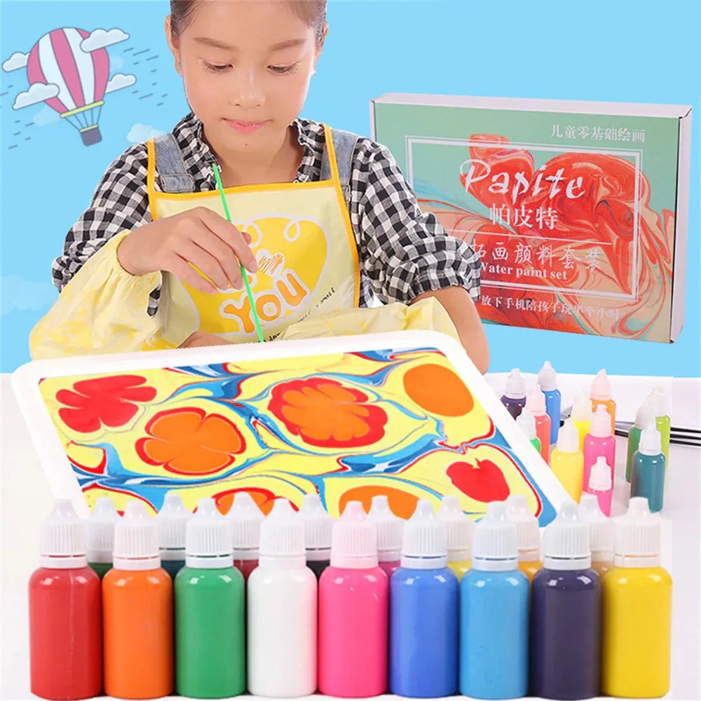 Tie Dye Fabric Paint Set Unicun