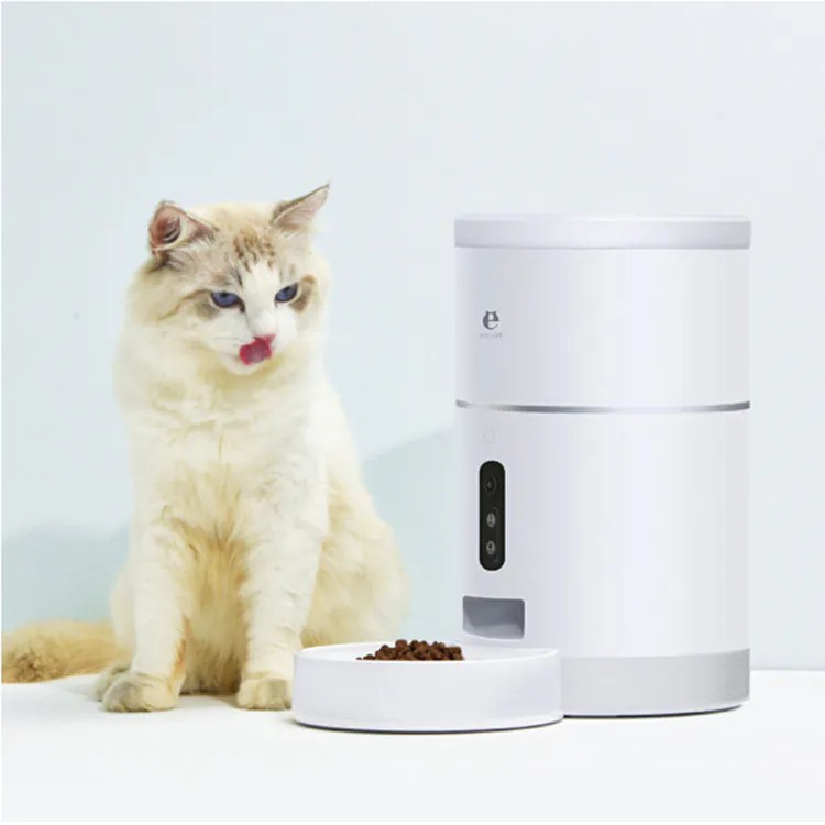 AppControlled Automatic Pet Food Dispenser — With Wide Angle Camera