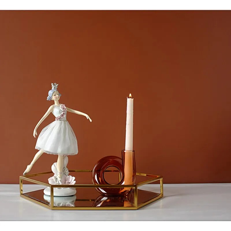 Colored Glass Candle Holder Unicun