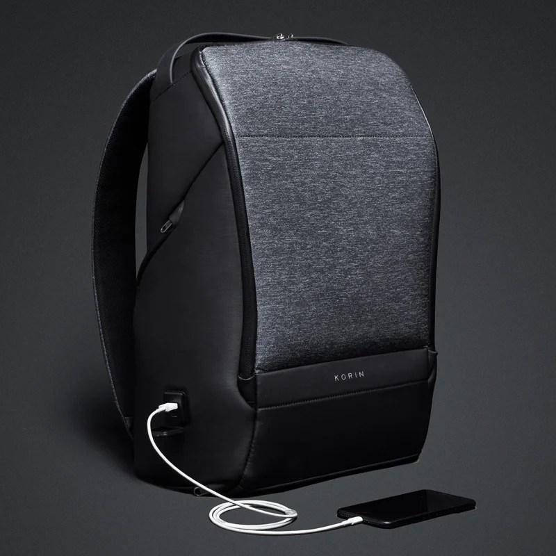 Backpack with Power Bank