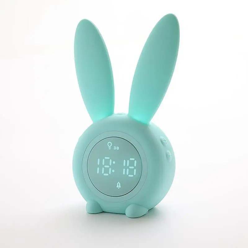 Bunny Ears LED Digital Alarm Clock Unicun