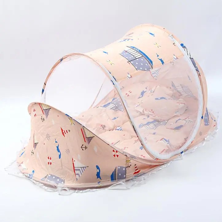 Foldable Baby Bed With Net and Pillow Unicun