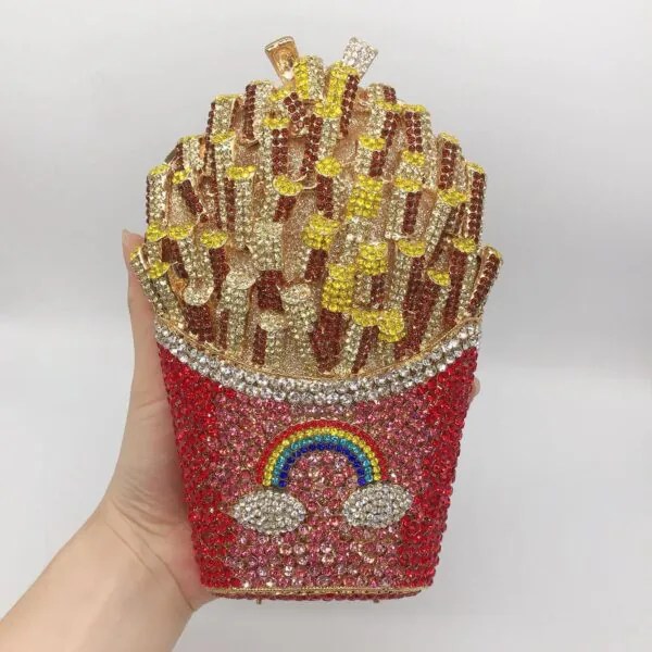 French Fries Crystal Purse Unicun