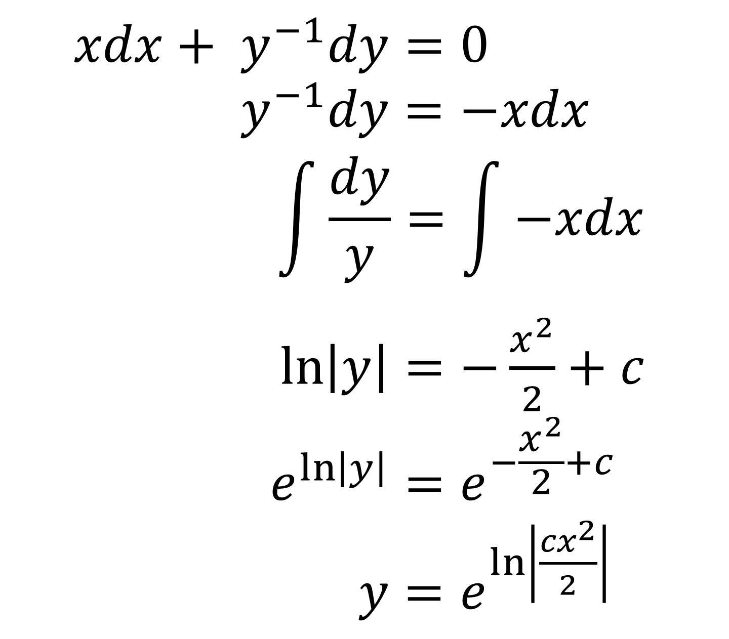 Methods for Solving Differential Equation (DE) Separable DE Unicus