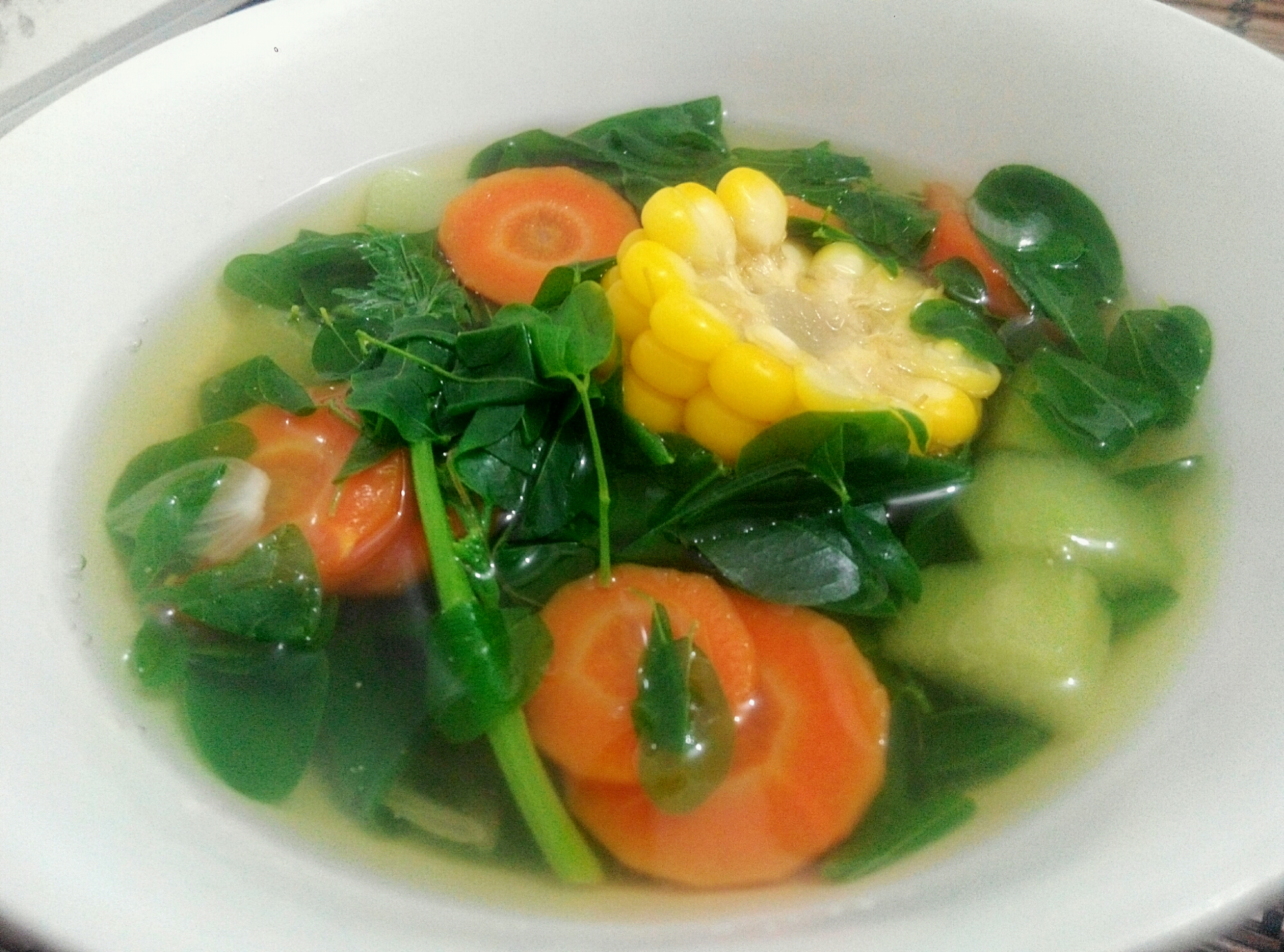 Sayur Bening Daun Kelor – resep easy & healthy