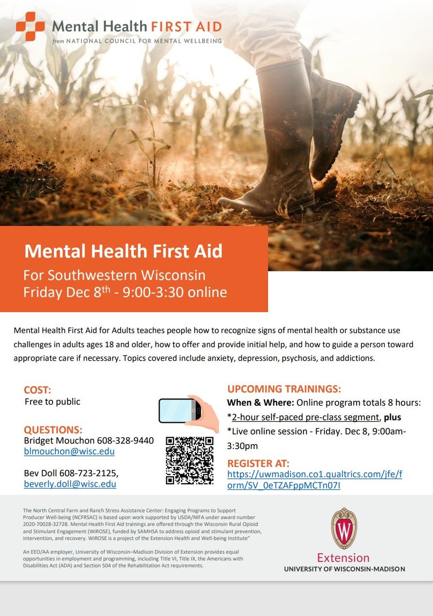 FREE Online Mental Health First Aid Course! Unified Community Services