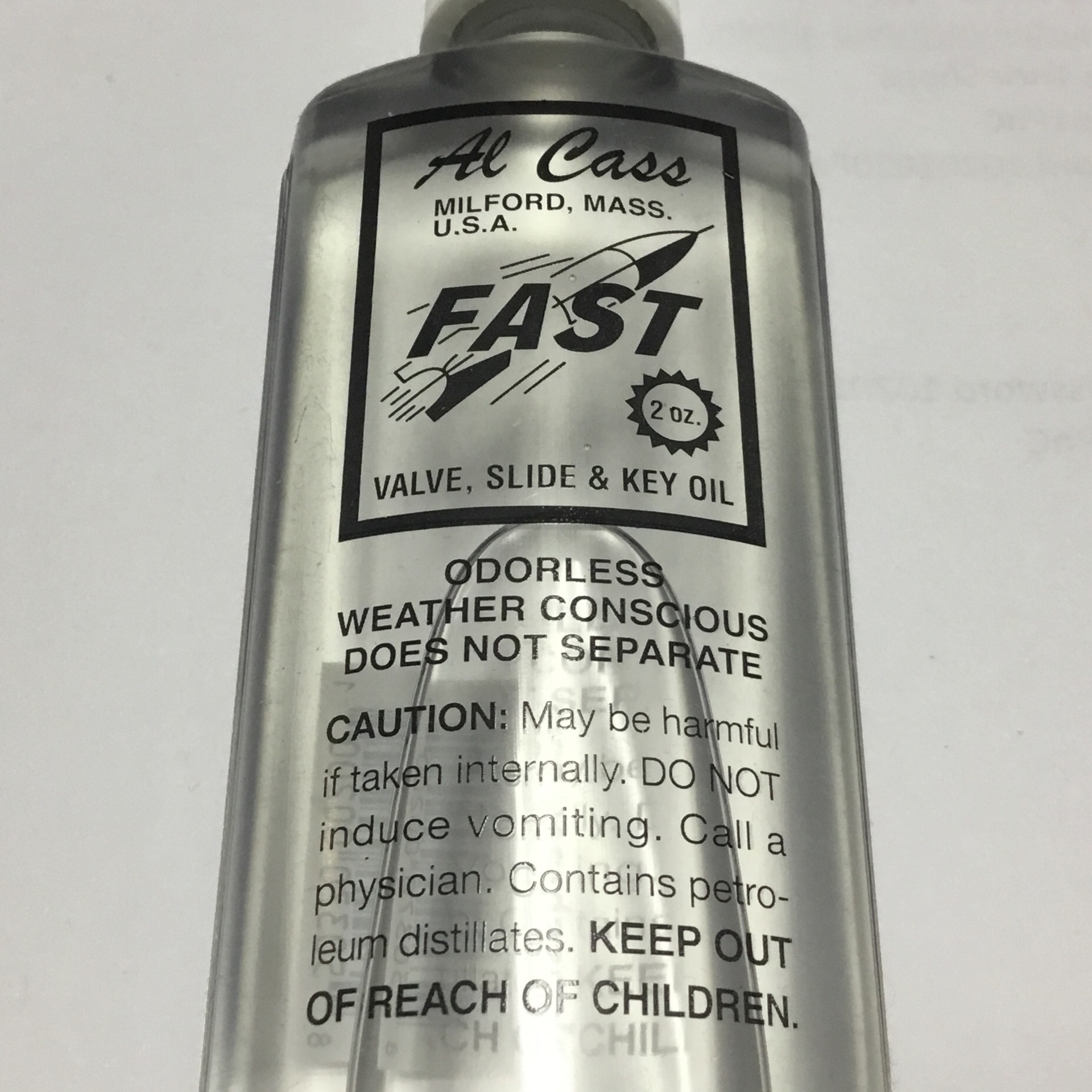 Trumpet Valve Oil The Gap State High P&C Uniform Shop